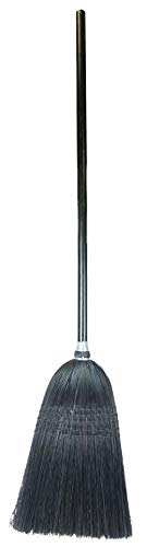 Weiler 70304 Light Industrial Upright Broom, 100% Black Corn Fill, 56' Overall Length, Made in The USA (Pack of 12)