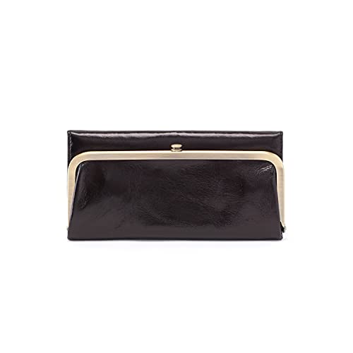 Hobo Womens Rachel Vintage Wallet Leather Clutch Purse (Black)