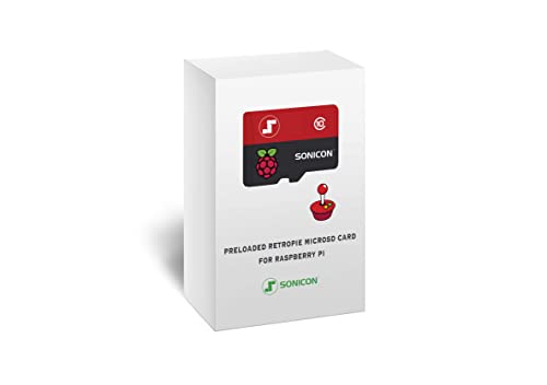 Sonicon Preloaded RetroPie Batocera Emulator MicroSD Card w/DC/PS1/FC/SFC/Sega/GB/Atari/Arcade/N64/Mame for Raspberry Pi4/4B+/400 (512GB(Greatest-Hits Collection), for Raspberry Pi 4/4b+/400)