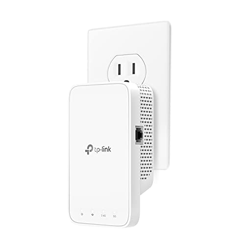 TP-Link AC1200 WiFi Range Extender (RE330), Covers Up to 1500 Sq.ft and 25 Devices, Dual Band Wireless Signal Booster, Internet Repeater, 1 Ethernet Port