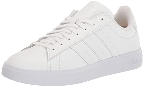 adidas Men's Grand Court 2.0 Tennis Shoe, FTWR White/FTWR White/Ecru Tint, 9.5