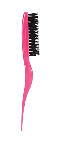 Cricket Amped Up Teasing Hair Brush for Volume, Backcombing, Lifting, Styling, And Sectioning Hair, Fuchsia