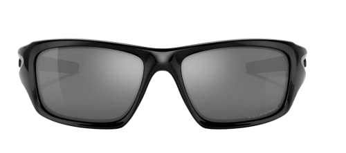 Oakley Men's OO9236 Valve Rectangular Sunglasses, Black/Grey Black Iridium Polarized, 60 mm