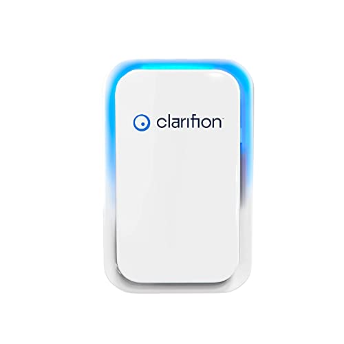 Clarifion - Air Ionizers for Home (1 Pack), Negative Ion Filtration System, Quiet Air Freshener for Bedroom, Office, Kitchen, Portable Air Filter Odor, Smoke Dust, Pets, Eliminator, Mini Air Cleaner