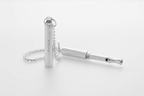 The Acme | Dog Training Whistle Number 535 | Good Sound Quality, Weather-Proof Whistles | Designed and Made in The UK | Nickel Silver