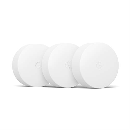 Google Nest Temperature Sensor 3 Count Pack - Nest Thermostat Sensor - Nest Sensor That Works with Nest Learning Thermostat and Nest Thermostat E - Smart Home