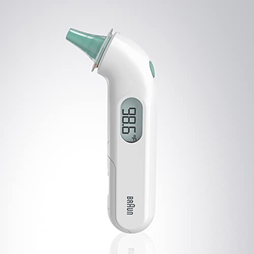 Braun ThermoScan 3 – Digital Ear Thermometer for Kids, Babies, Toddlers and Adults – Fast, Gentle, and Accurate Results in Seconds – Fever Thermometer, IRT3030