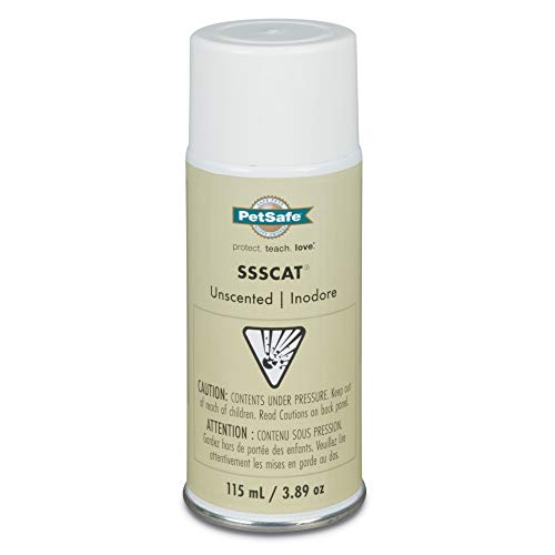 PetSafe SSSCAT Spray Replacement Can Only – Use with SSSCAT Spray, Dog and Cat Deterrent System - Keeps Areas Pet Proof – Environmentally Friendly Training Repellent - Protect Your Pets and Furniture