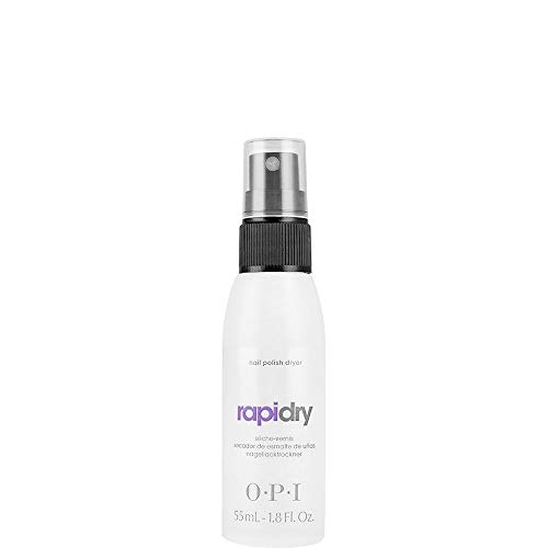 OPI RapidDry Nail Polish Drying Top Coat Spray, Quick Drying, Help Restore Shine & Dries Nails for Smudge Proof Finish, 60 Second Drying Time, 1.8 fl oz