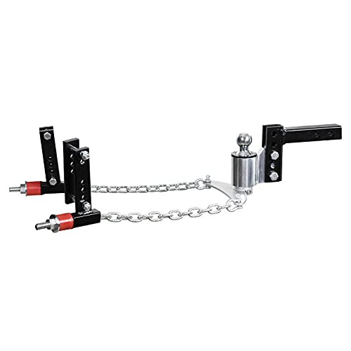 ANDERSEN HITCHES | Weight Distribution Hitch | No Bounce No Sway | Tow Accessories | Universal Hitch Towing System Kit | Easy Trailer Control | 4' Drop/Rise, 2-5/16' Ball, 14k lb GTWR, 1400 lb tongue weight | Grease free system | 3350