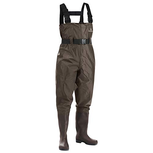 FISHINGSIR Fishing Waders for Men with Boots Womens Chest Waders Waterproof for Hunting with Boot Hanger