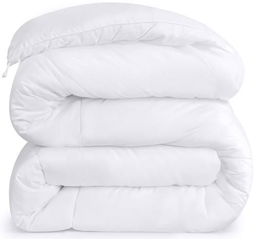 Utopia Bedding Comforter – All Season Comforter King Size – White Comforter King - Plush Siliconized Fiberfill - Box Stitched