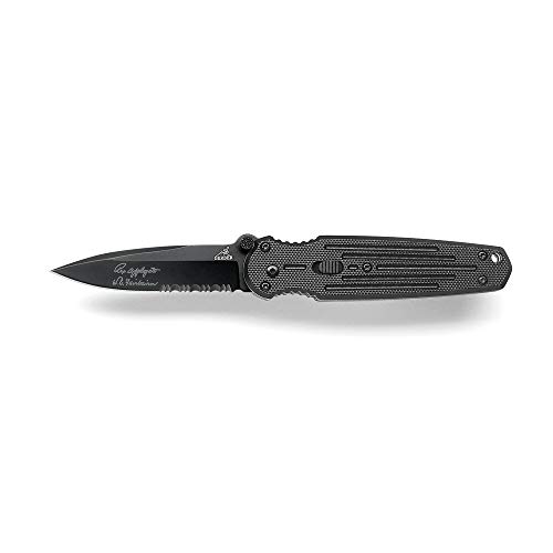 GERBER Mini Covert FAST Knife, Serrated Edge [22-01967],Black