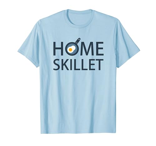 Home Skillet Cartoon Frying Pan Egg Kitchen Slang T-Shirt