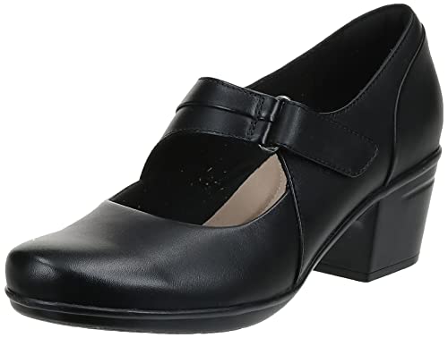 Clarks Women's Emslie Lulin Pump, Black, US 9