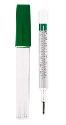 Mercury-Free, Glass, Oral Thermometer C/F