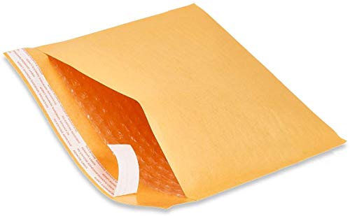 Naturelife Wholesale Kraft Bubble Mailers Padded Bubble Envelopes for Ebay Paypal Shipping Envelopes Sizes #0#00#000#1#2#3#4#5#6#7! (#5-100 Envelopes - 10.5' X 16')