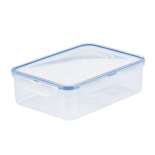 LOCK & LOCK Easy Essentials Food Storage lids/Airtight containers, BPA Free, 54 Ounce, Clear