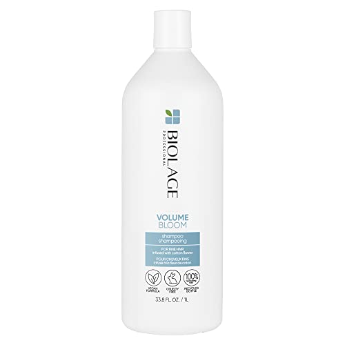 BIOLAGE Volume Bloom  | Volumizing Shampoo | Lightweight Volume & Shine | For Fine Hair | Paraben & Silicone-Free | Vegan​ | 33.8 Fl. Oz.