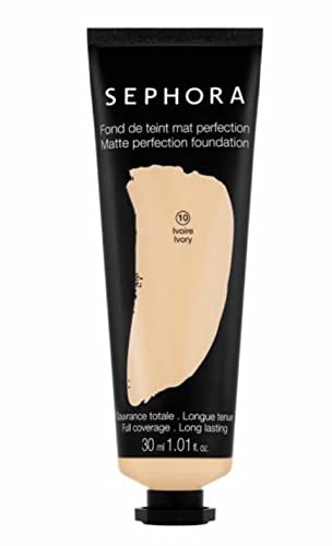SEPHORA COLLECTION Matte Perfection Full Coverage Foundation 10 IVORY
