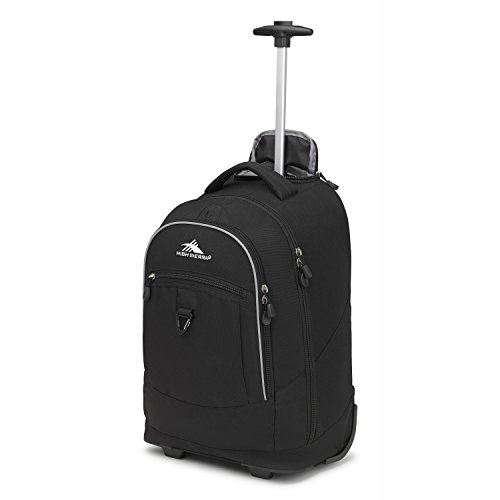 High Sierra Chaser Wheeled Laptop Backpack, Black, 20 x 13.5 x 8-Inch