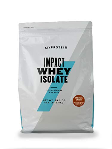 Myprotein - Impact Whey Isolate - Whey Protein Powder - Naturally Flavored Drink Mix - Daily Protein Intake for Superior Performance - Chocolate (5.5 lbs, Pack of 1)