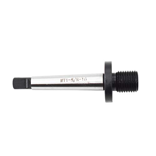 New Threaded Drill Chuck Arbor 1MT to 5/8'-16 Hardened Morse Taper MT1 Adapter for Various Drill Machines, Milling Machines, Lathes, Boring Lathes and Electric Hand Tools.