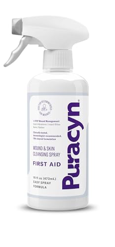 Puracyn First Aid Wound and Skin Repair - Wound Care Spray for Cuts, Scrapes, Minor Sores, Minor Burns, and Other Skin Irritations. 16 Ounces