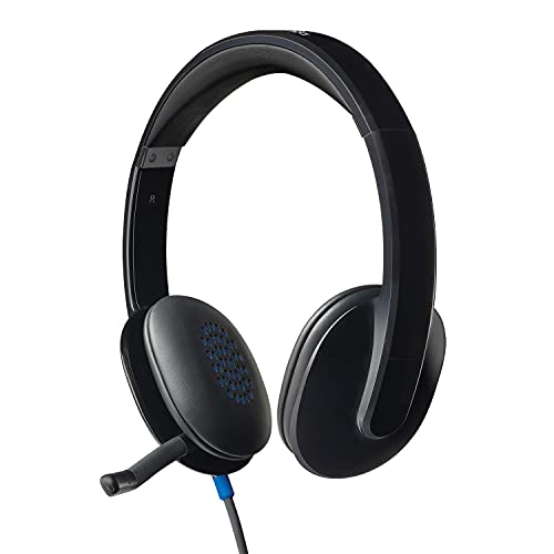 Logitech High-performance USB Headset H540 for Windows and Mac, Skype Certified, Black, 2.3