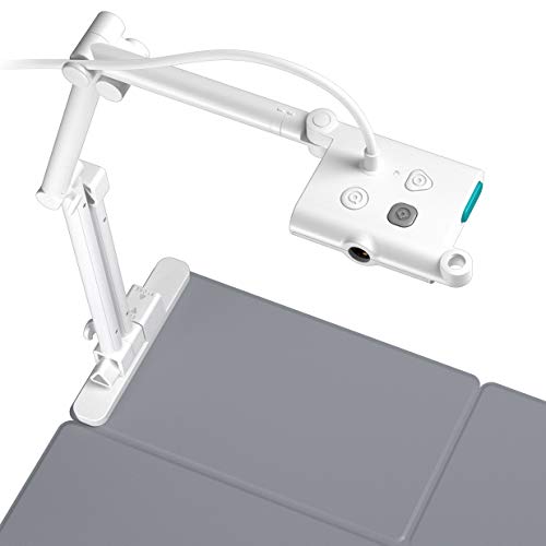 OKIOLABS OKIOCAM T USB Document Camera 11' x 17' for Teachers and Classroom, Work from Home, Online Teaching, Video Calling, Doc Camera for Mac PC Chromebook, Stop Motion Time Lapse, QHD 1944p
