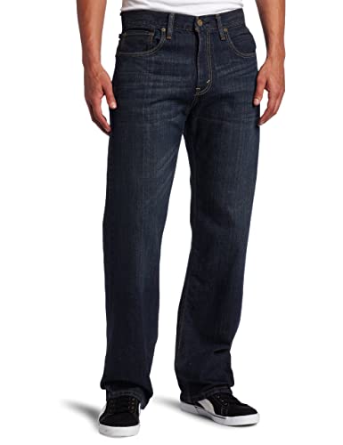 Levi's Men's 569 Loose Straight Fit Jeans, Dark Chipped, 38W x 32L