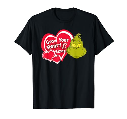 Dr. Seuss Grinch Grow Your Heart T-shirt T-Shirt