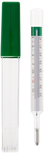Geratherm Mercury Free Oral Glass Thermometer, 1 Count (Pack of 1)