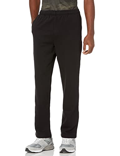 Amazon Essentials Men's Fleece Sweatpant (Available in Big & Tall), Black, Medium