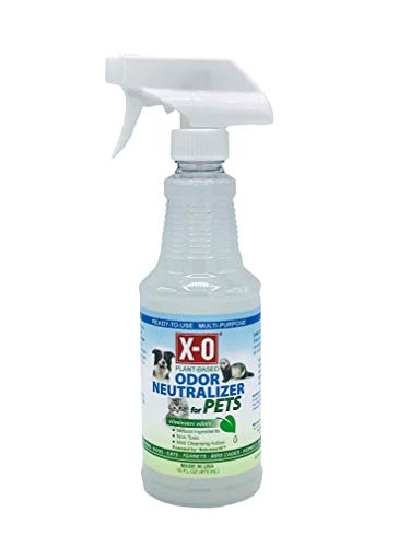 X-O for Pets - Natural, Plant-Based Odor Eliminator Deodorizer, Ready-to-Use, 16 oz - Effective Pet Odor Neutralizer, Safe for All Animals, Deodorize and Freshen Your Home, Car, or Pet Bed