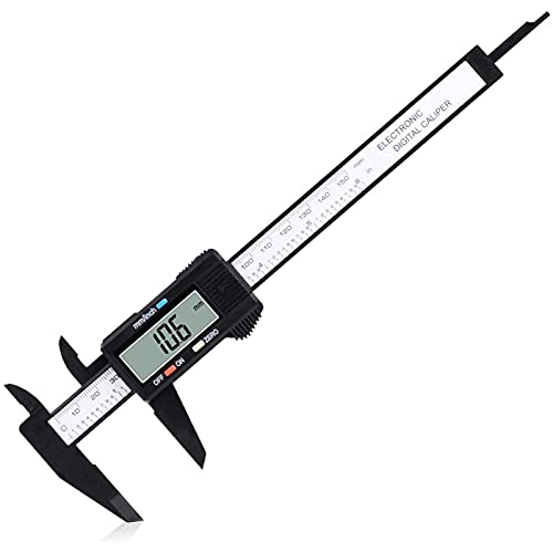 Digital Caliper, Adoric 0-6' Calipers Measuring Tool - Electronic Micrometer Caliper with Large LCD Screen, Auto-Off Feature, Inch and Millimeter Conversion