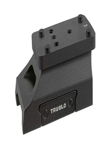 TRUGLO Universal Tactical Hunting Shooting Versatile Lightweight Durable Aluminum Picatinny Style Red-Dot Sight Riser | Mount Adadapter Plates Included