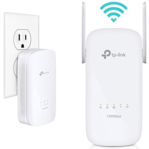 TP-Link AV1300 Powerline WiFi Extender(TL-WPA8630 KIT)- Powerline Adapter with AC1350 Dual Band WiFi, Gigabit Port, 2X2 MIMO with Beamforming, Plug&Play, Power Saving, Ideal for Smart TV