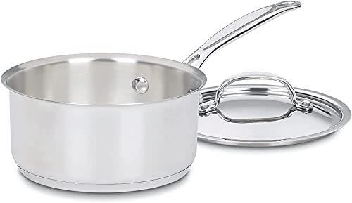 Cuisinart 719-16 1.5-Quart Chef's-Classic-Stainless-Cookware-Collection, Saucepan w/Cover