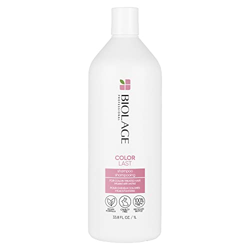 BIOLAGE Color Last / Color Safe Shampoo | Helps Protect Hair & Maintain Vibrant Color | For Color-Treated Hair | Paraben & Silicone-Free | Vegan'‹ | 33.8 Fl. Oz.