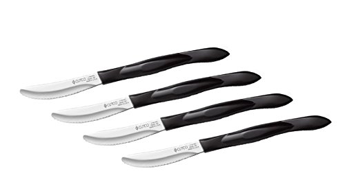 Cutco Knives 4 Piece Table Knife Set with Westwood Gourmet Micro Fiber Polishing Cloth (1759) with (1745) Tray (Table Knives)