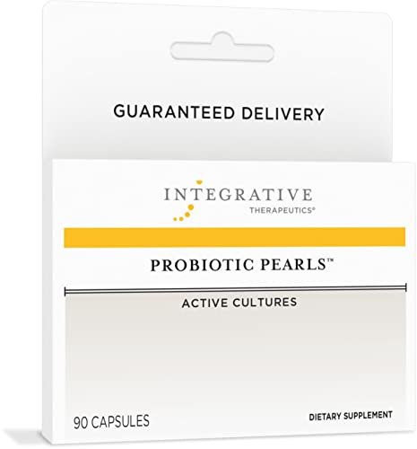 Integrative Therapeutics Probiotic Pearls - Digestive Balance and Gut Health Support* - Lactobacillus acidophilus and Bifidobacterium - Daily Supplement for Men and Women - 90 Capsules