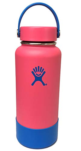 Hydro Flask 32 oz Water Bottle - Stainless Steel & Vacuum Insulated - Wide Mouth with Leak Proof Flex Cap - Limited Edition Colors (Fuchsia)