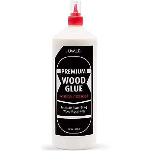 Premium Wood Glue for Furniture Repair (32 oz, White)