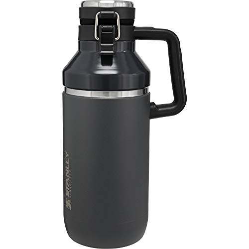 Stanley Ceramivac Go Growler, 64oz Stainless Steel Vacuum Insulated Beer Growler, Rugged Growler with Stainless Steel Interior, 24 Hours Cold and 4 Days Ice Retention