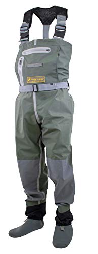 FROGG TOGGS mens Pilot River Guide Hd Stockingfoot Chest Fishing Waders, Green, Large
