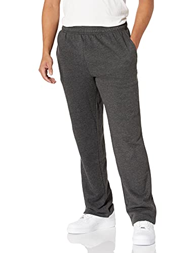 Amazon Essentials Men's Fleece Sweatpant (Available in Big & Tall), Charcoal Heather, X-Large