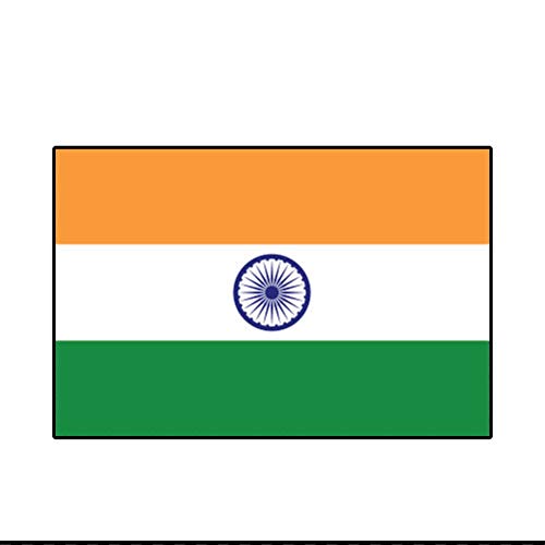 MAGNET Indian Flag India Ind In Magnetic Vinyl Car Fridge Sticks to any Metal Surface 5'