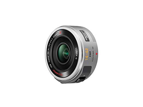 PANASONIC LUMIX G X Vario Power Zoom Lens, 14-42mm, F3.5-5.6 ASPH., Mirrorless Micro Four Thirds, POWER Optical I.S., H-PS14042S (SILVER)