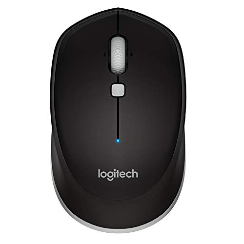 Logitech M535 Bluetooth Mouse Compact Wireless Mouse with 10 Month Battery Life Works with Any Bluetooth Enabled Computer, Laptop or Tablet Running Windows, Mac OS, Chrome or Android, Gray - Black